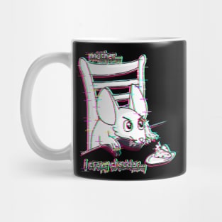 Mother, I Crave Cheddar (Glitched Version) Mug